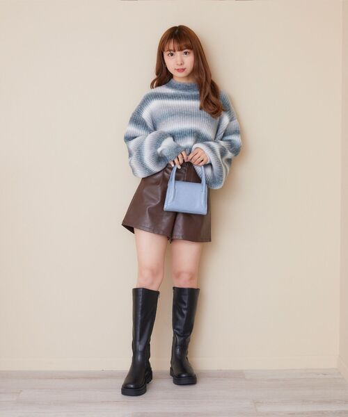 ems excite(エムズエキサイト)の「2wayフラップバッグ(ショルダーバッグ・レディース・ブラック/ブラウン/ブルー・ONE SIZE)」の13枚目の写真