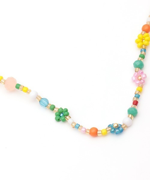チチカカ（チチカカ）の「フラワービーズネックレス（ネックレス・レディース・カラフル/その他1/その他2・FREE）」の8枚目の写真