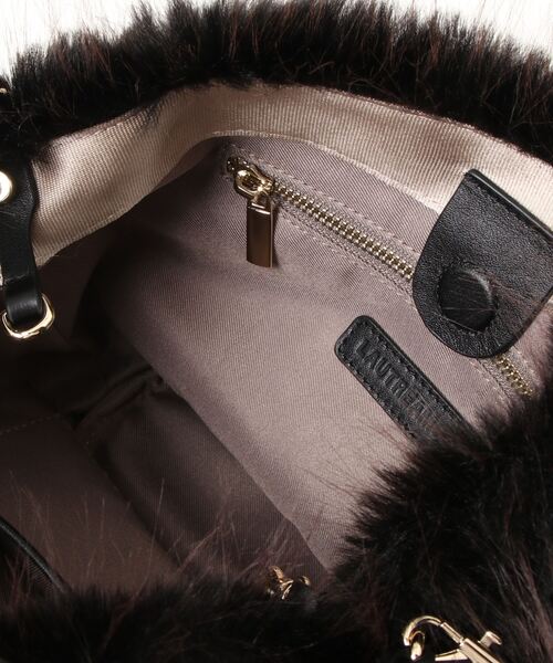 LAUTREAMONT（ロートレアモン）の「eco furポーチバッグ（ハンドバッグ・レディース・ブラウン系その他・FREE）」の6枚目の写真