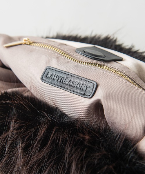 LAUTREAMONT（ロートレアモン）の「eco furポーチバッグ（ハンドバッグ・レディース・ブラウン系その他・FREE）」の8枚目の写真