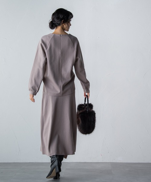 LAUTREAMONT（ロートレアモン）の「eco furポーチバッグ（ハンドバッグ・レディース・ブラウン系その他・FREE）」の3枚目の写真