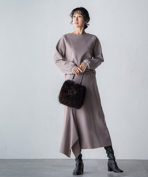 LAUTREAMONT（ロートレアモン）の「eco furポーチバッグ（ハンドバッグ・レディース・ブラウン系その他・FREE）」の7枚目の写真