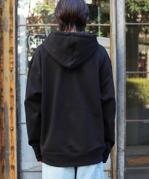 ROOPTOKYO（ループトウキョウ）の「【UNITED ATHLE】12.7オンス ヘヴィーウェイト スウェット フルジップ パーカー（パーカー・メンズ・ミックスグレー/ブラック/ネイビー・M/S/XL/L）」の5枚目の写真