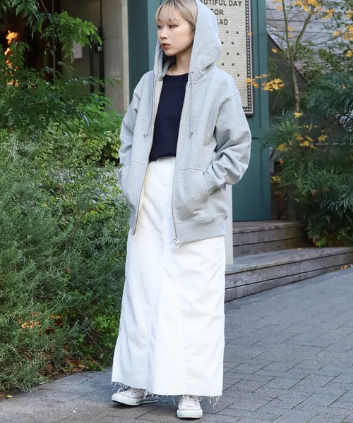 ROOPTOKYO（ループトウキョウ）の「【UNITED ATHLE】12.7オンス ヘヴィーウェイト スウェット フルジップ パーカー（パーカー・メンズ・ミックスグレー/ブラック/ネイビー・M/S/XL/L）」の22枚目の写真