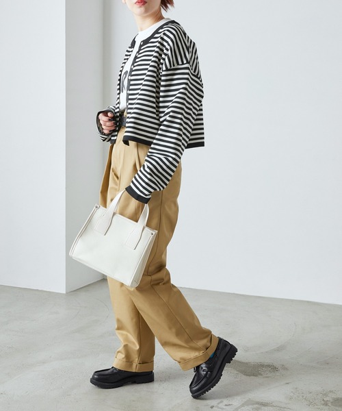 forksy.（フォルクシー）の「【forksy.】トラックソールデッキシューズ（モカシン/デッキシューズ・レディース・ホワイト/ブラウン/ブラック・S/M/L/LL）」の9枚目の写真