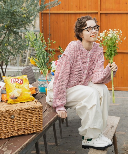 forksy.（フォルクシー）の「【forksy.】トラックソールデッキシューズ（モカシン/デッキシューズ・レディース・ホワイト/ブラウン/ブラック・S/M/L/LL）」の19枚目の写真