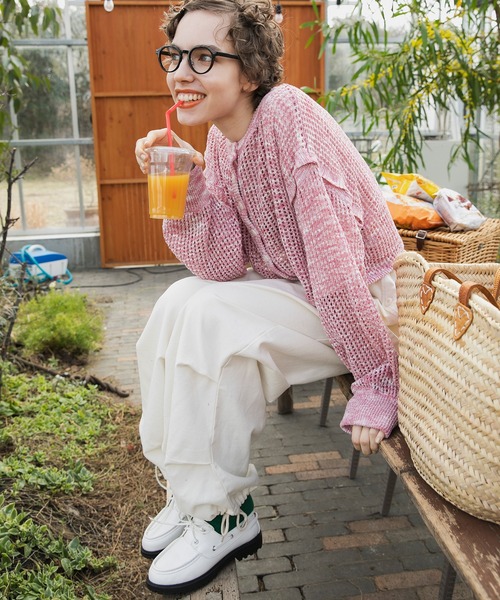 forksy.（フォルクシー）の「【forksy.】トラックソールデッキシューズ（モカシン/デッキシューズ・レディース・ホワイト/ブラウン/ブラック・S/M/L/LL）」の18枚目の写真