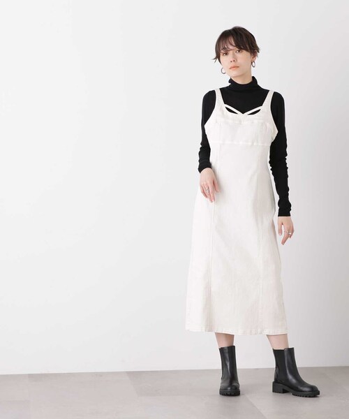 N.（N. Natural Beauty Basic）（エヌエヌナチュラルビューティーベーシック）の「◆アイラインビスチェデニムワンピース（ワンピース・レディース・ナチュラル/ワンウォッシュ・MEDIUM）」の22枚目の写真