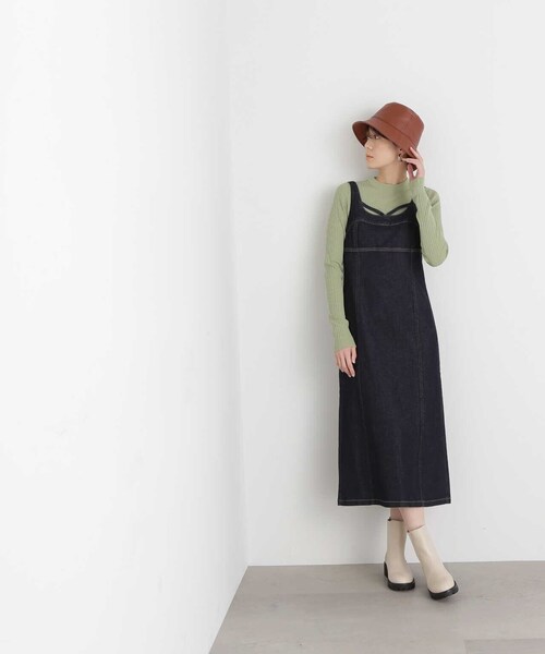 N.（N. Natural Beauty Basic）（エヌエヌナチュラルビューティーベーシック）の「◆アイラインビスチェデニムワンピース（ワンピース・レディース・ナチュラル/ワンウォッシュ・MEDIUM）」の18枚目の写真