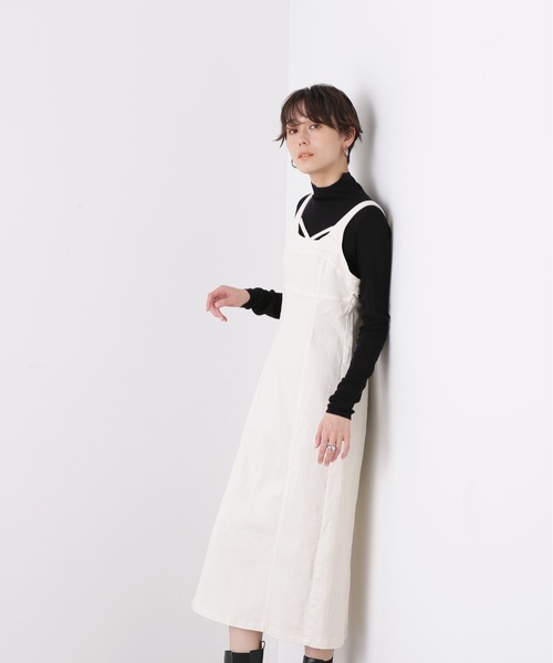 N.（N. Natural Beauty Basic）（エヌエヌナチュラルビューティーベーシック）の「◆アイラインビスチェデニムワンピース（ワンピース・レディース・ナチュラル/ワンウォッシュ・MEDIUM）」の6枚目の写真