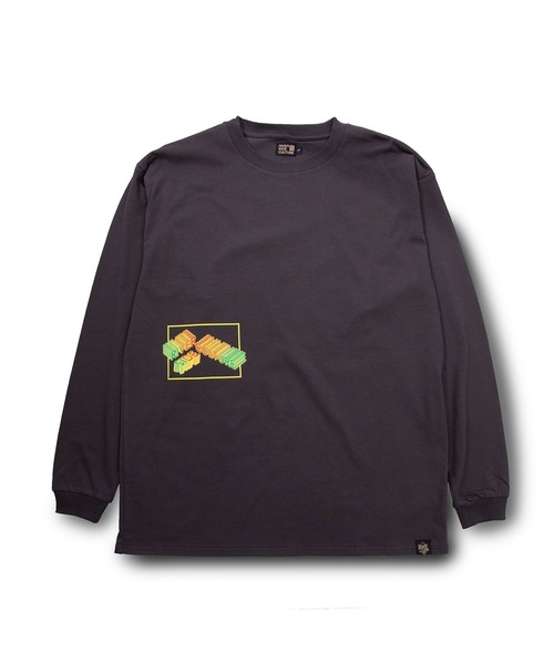 RIVER SIDE CULTURE(リバーサイドカルチャー)の「RIVER SIDE CULTURE/100%コットン RSCナイル川シンプルロゴ ロンT(M4)(Tシャツ/カットソー・メンズ・チャコールグレー/ダークグリーン・X-LARGE/LARGE/MEDIUM)」の3枚目の写真