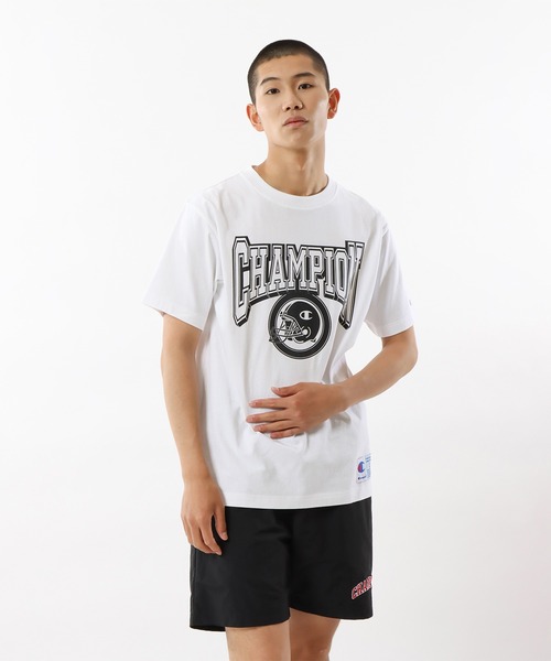 Champion(チャンピオン)の「【Champion/チャンピオン】メンズ アクションスタイル ショートスリーブTシャツ(Tシャツ/カットソー・メンズ・ブラック/ホワイト・X-LARGE/MEDIUM/LARGE)」の2枚目の写真