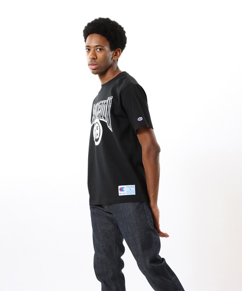 Champion(チャンピオン)の「【Champion/チャンピオン】メンズ アクションスタイル ショートスリーブTシャツ(Tシャツ/カットソー・メンズ・ブラック/ホワイト・X-LARGE/MEDIUM/LARGE)」の13枚目の写真