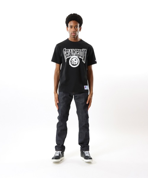 Champion(チャンピオン)の「【Champion/チャンピオン】メンズ アクションスタイル ショートスリーブTシャツ(Tシャツ/カットソー・メンズ・ブラック/ホワイト・X-LARGE/MEDIUM/LARGE)」の10枚目の写真