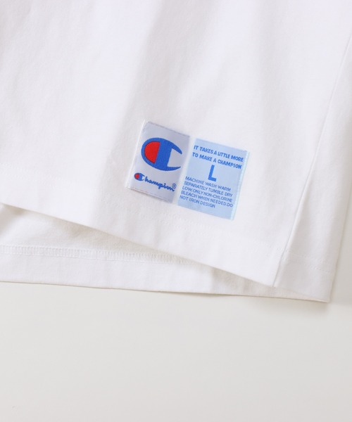 Champion(チャンピオン)の「【Champion/チャンピオン】メンズ アクションスタイル ショートスリーブTシャツ(Tシャツ/カットソー・メンズ・ブラック/ホワイト・X-LARGE/MEDIUM/LARGE)」の4枚目の写真