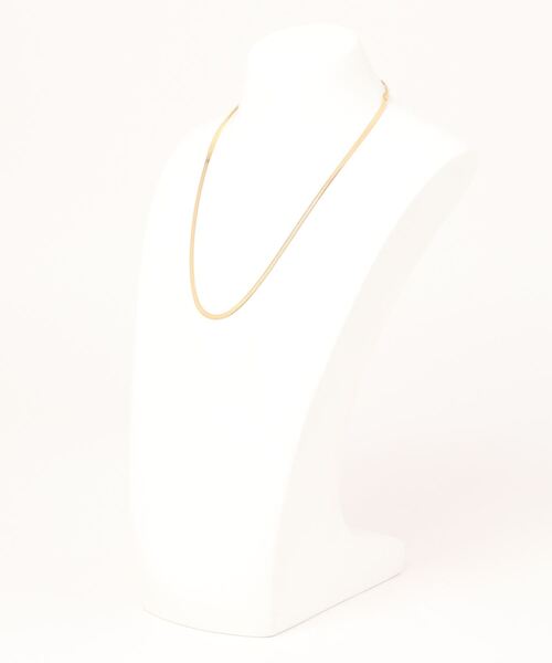 prose verse(プロズヴェール)の「〈サージカルステンレス〉3mmスネークチェーンネックレス(ネックレス・レディース・シルバー/ゴールド・フリ-)」の3枚目の写真