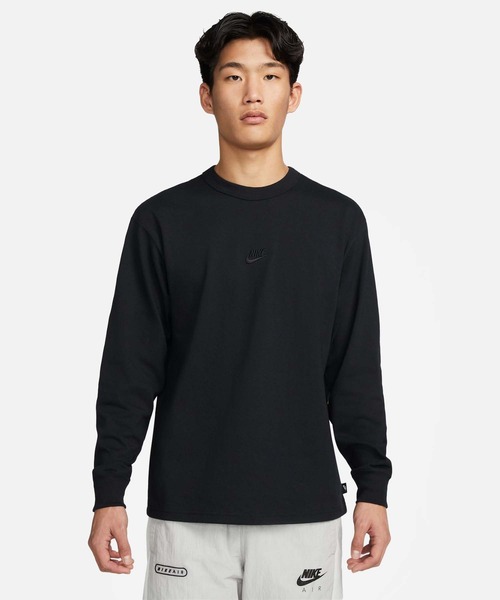 NIKE（ナイキ）の「NIKE/AS M NSW PREM ESSNTL SUST LS T/DO7391（Tシャツ/カットソー・メンズ・ホワイト/ブラック・MEDIUM/LARGE/X-LARGE/XX-LARGE）」の2枚目の写真