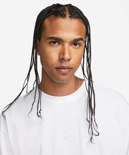 NIKE（ナイキ）の「NIKE/AS M NSW PREM ESSNTL SUST LS T/DO7391（Tシャツ/カットソー・メンズ・ホワイト/ブラック・MEDIUM/LARGE/X-LARGE/XX-LARGE）」の8枚目の写真