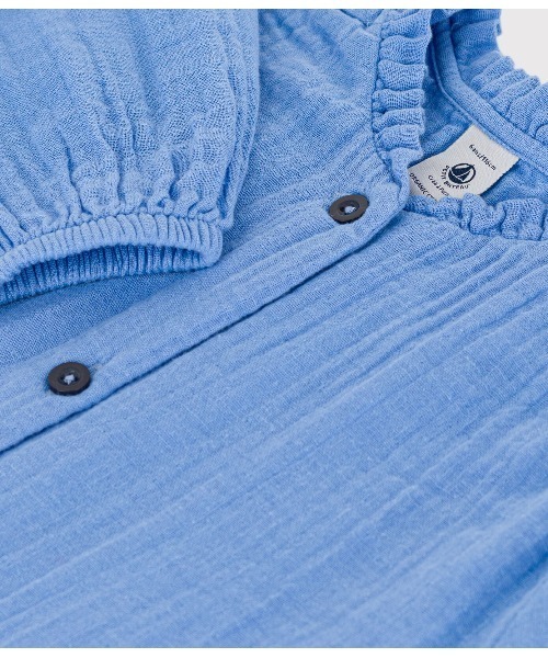 【セール】ダブルガーゼ長袖ブラウス（シャツ/ブラウス）｜PETIT BATEAU（プチバトー）