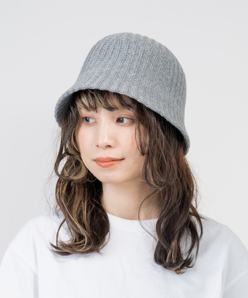 OVERRIDE（オーバーライド）の「OVERRIDE  THERMO RIB TULIP（ハット・レディース・ホワイト/グレー/ブルー/ブラック・58cm）」の4枚目の写真