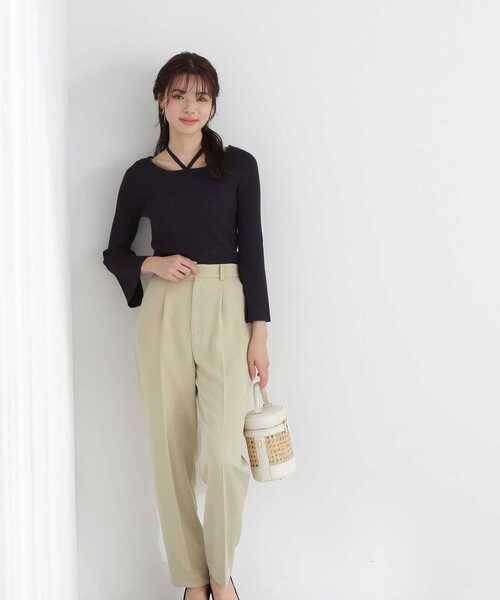 PROPORTION BODY DRESSING（プロポーションボディドレッシング）の「ベーシックテーパードパンツ / 1213130301（その他パンツ・レディース・ベージュ/ライトグリーン・MEDIUM/SMALL）」の11枚目の写真