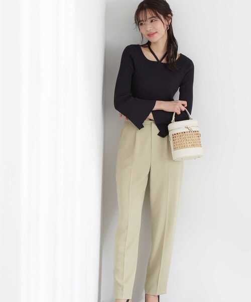 PROPORTION BODY DRESSING（プロポーションボディドレッシング）の「ベーシックテーパードパンツ / 1213130301（その他パンツ・レディース・ベージュ/ライトグリーン・MEDIUM/SMALL）」の12枚目の写真