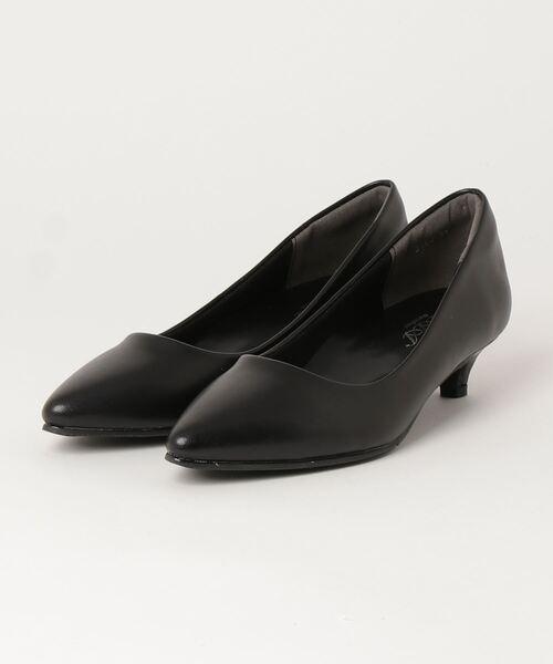 AAA+Feminine（サンエープラスフェミニン）の「AAA+Feminine ふわふわインソール ローヒールパンプス（パンプス・レディース・ブラック系2/ブラック系1/ブラック系/ブラック系3/ブラック・35/39/42/38/41/40/37/34/36）」の10枚目の写真