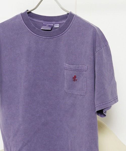 Gramicci（グラミチ）の「GRAMICCI/グラミチ ONE POINT TEE 半袖Tシャツ（Tシャツ/カットソー・メンズ・ネイビー/パープル/ブラック/ホワイト・L/M/XXL/XL）」の4枚目の写真