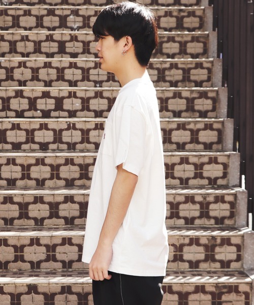 Gramicci（グラミチ）の「GRAMICCI/グラミチ ONE POINT TEE 半袖Tシャツ（Tシャツ/カットソー・メンズ・ネイビー/パープル/ブラック/ホワイト・L/M/XXL/XL）」の17枚目の写真