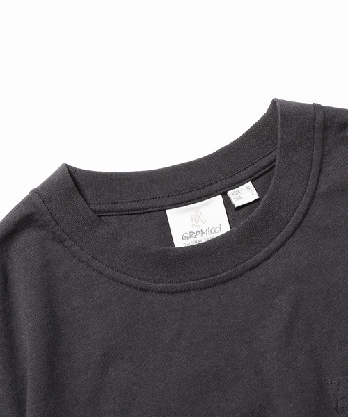 Gramicci（グラミチ）の「GRAMICCI/グラミチ ONE POINT TEE 半袖Tシャツ（Tシャツ/カットソー・メンズ・ネイビー/パープル/ブラック/ホワイト・L/M/XXL/XL）」の11枚目の写真