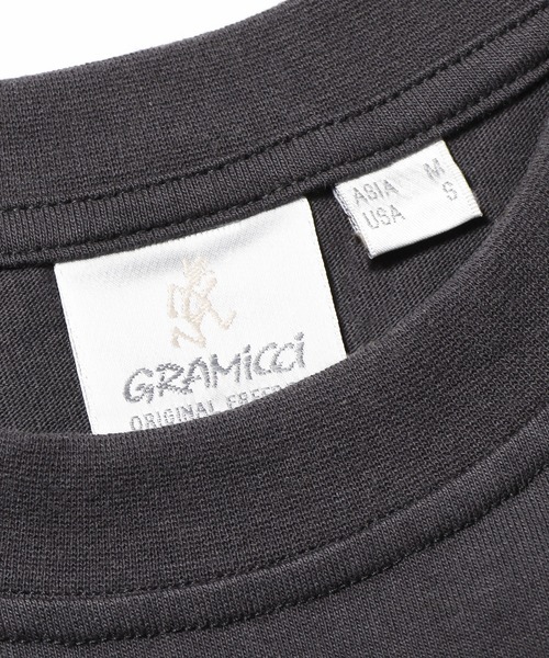 Gramicci（グラミチ）の「GRAMICCI/グラミチ ONE POINT TEE 半袖Tシャツ（Tシャツ/カットソー・メンズ・ネイビー/パープル/ブラック/ホワイト・L/M/XXL/XL）」の9枚目の写真
