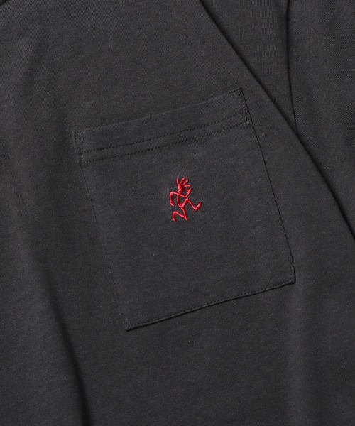 Gramicci（グラミチ）の「GRAMICCI/グラミチ ONE POINT TEE 半袖Tシャツ（Tシャツ/カットソー・メンズ・ネイビー/パープル/ブラック/ホワイト・L/M/XXL/XL）」の13枚目の写真