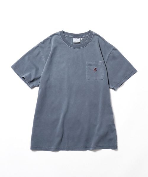 Gramicci（グラミチ）の「GRAMICCI/グラミチ ONE POINT TEE 半袖Tシャツ（Tシャツ/カットソー・メンズ・ネイビー/パープル/ブラック/ホワイト・L/M/XXL/XL）」の6枚目の写真