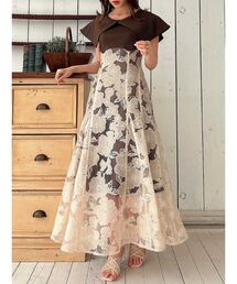 dazzlin | オパールフラワーコルセットワンピース(ワンピース)