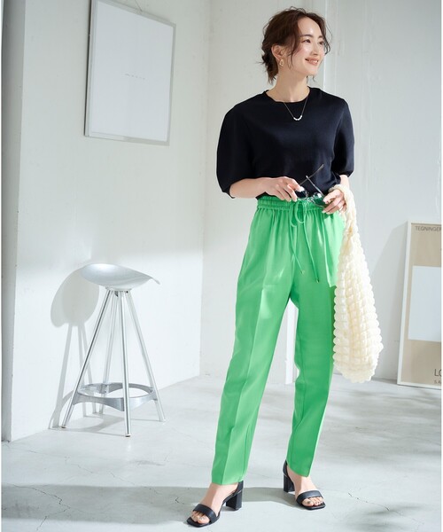 OPAQUE.CLIP(オペークドットクリップ)の「◆メタルパーツヒールサンダル(サンダル・レディース・ベージュ/レモンイエロー/ブラック・01/02/03)」の6枚目の写真