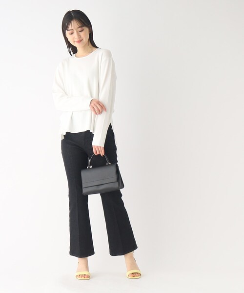 OPAQUE.CLIP(オペークドットクリップ)の「◆メタルパーツヒールサンダル(サンダル・レディース・ベージュ/レモンイエロー/ブラック・01/02/03)」の10枚目の写真