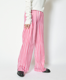STRIPE PRINT パンツ