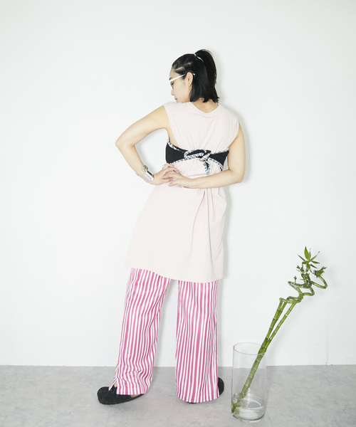 パンツ - 00s archive stripe slacks stripe slacks – YZ