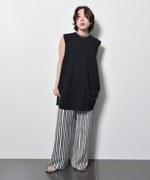 CITYSHOP（シティーショップ）の「STRIPE PRINT パンツ