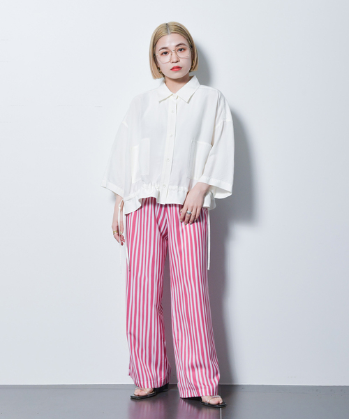 CITYSHOP STRIPE JACQUARD パンツ CITYSHOP（シティーショップ）の「STRIPE JACQUARD パンツ
