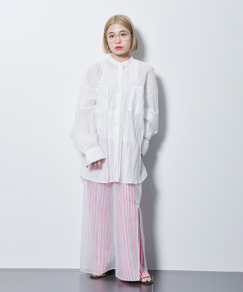 CITYSHOP（シティーショップ）の「STRIPE PRINT パンツ