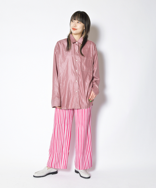 CITYSHOP（シティーショップ）の「STRIPE PRINT パンツ（スラックス