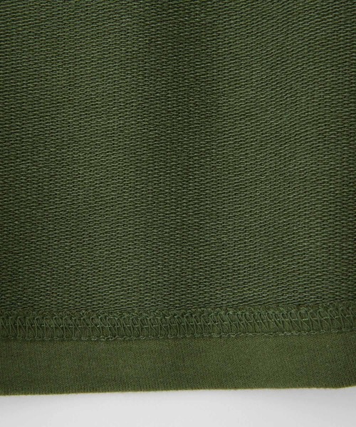 X-girl（エックスガール）の「OVAL LOGO RUBBER PATCH TEE（Tシャツ/カットソー・レディース・オリーブ/ライトグレー/ブラック・M/S）」の10枚目の写真