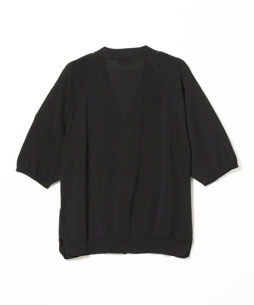 BEAMS LIGHTS(ビームスライツ)の「BEAMS LIGHTS / ハーフスリーブ カーディガン23(カーディガン/ボレロ・メンズ・ライトブルー/ブラック・MEDIUM/LARGE/SMALL)」の14枚目の写真