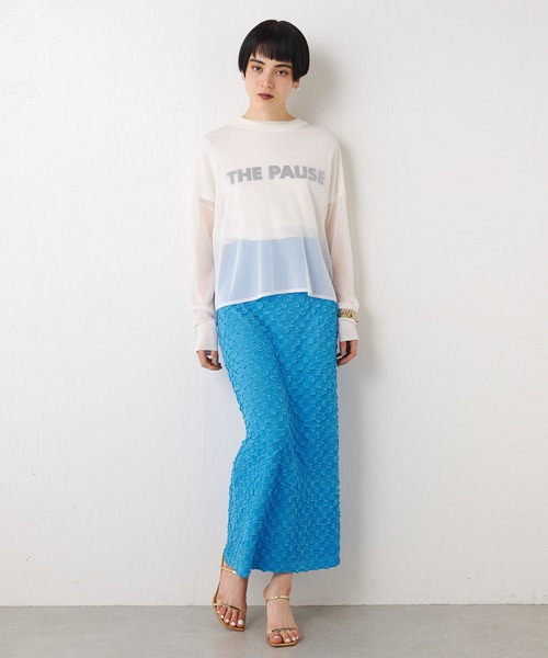 【美品】 Whim Gazetteスクエアポップ　タイトスカート THE PAUSE】スクエアポップタイトスカート | Whim Gazette