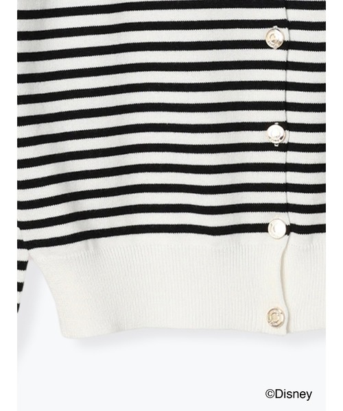 Te chichi（テチチ）の「【Disney】ミニー/リボンボタンカーディガン（カーディガン/ボレロ・レディース・グレー/ブラック/レッド/ネイビー・ﾌﾘ-）」の13枚目の写真