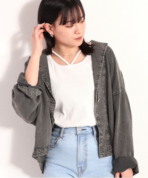 cepo(セポ)の「ネックストラップタンク 2WAY(タンクトップ・レディース・オレンジ/ブラウン/ブラック/オフホワイト・M)」の12枚目の写真