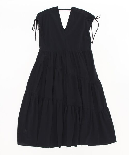 anana(アナナ)の「【anana】シアーサッカーVネックティアードワンピース(ワンピース・レディース・ダークグリーン/ネイビー・FREE)」の3枚目の写真