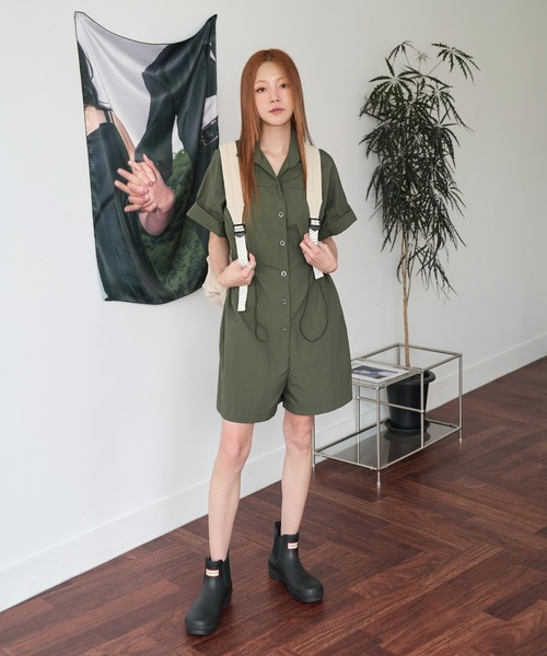 UNE MANSION(ユヌマンション)の「ビッグポケットストリングバックパック(バックパック/リュック・レディース・ブラック/ブルー/ベージュ・FREE)」の20枚目の写真