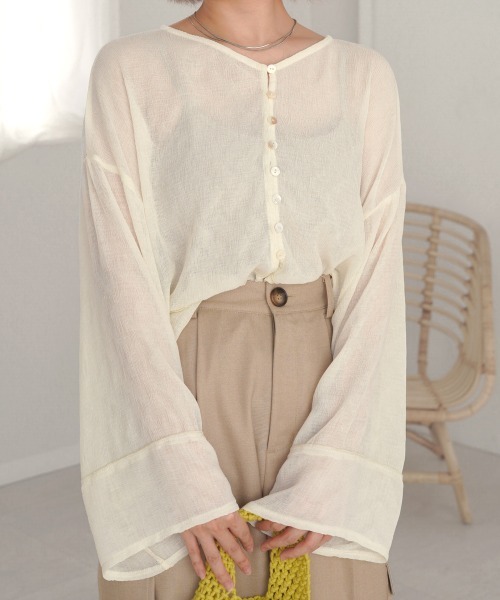 SLY | 2WAY SHIRRING BUSTIER トップス (タンクトップ ) |SHEL